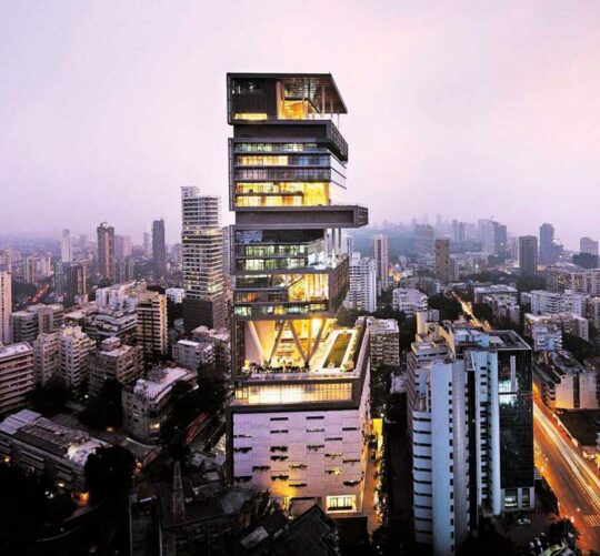 Antilia: The Lavish Skyscraper Home of Mukesh Ambani 