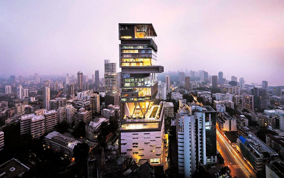 Antilia: The Lavish Skyscraper Home of Mukesh Ambani 