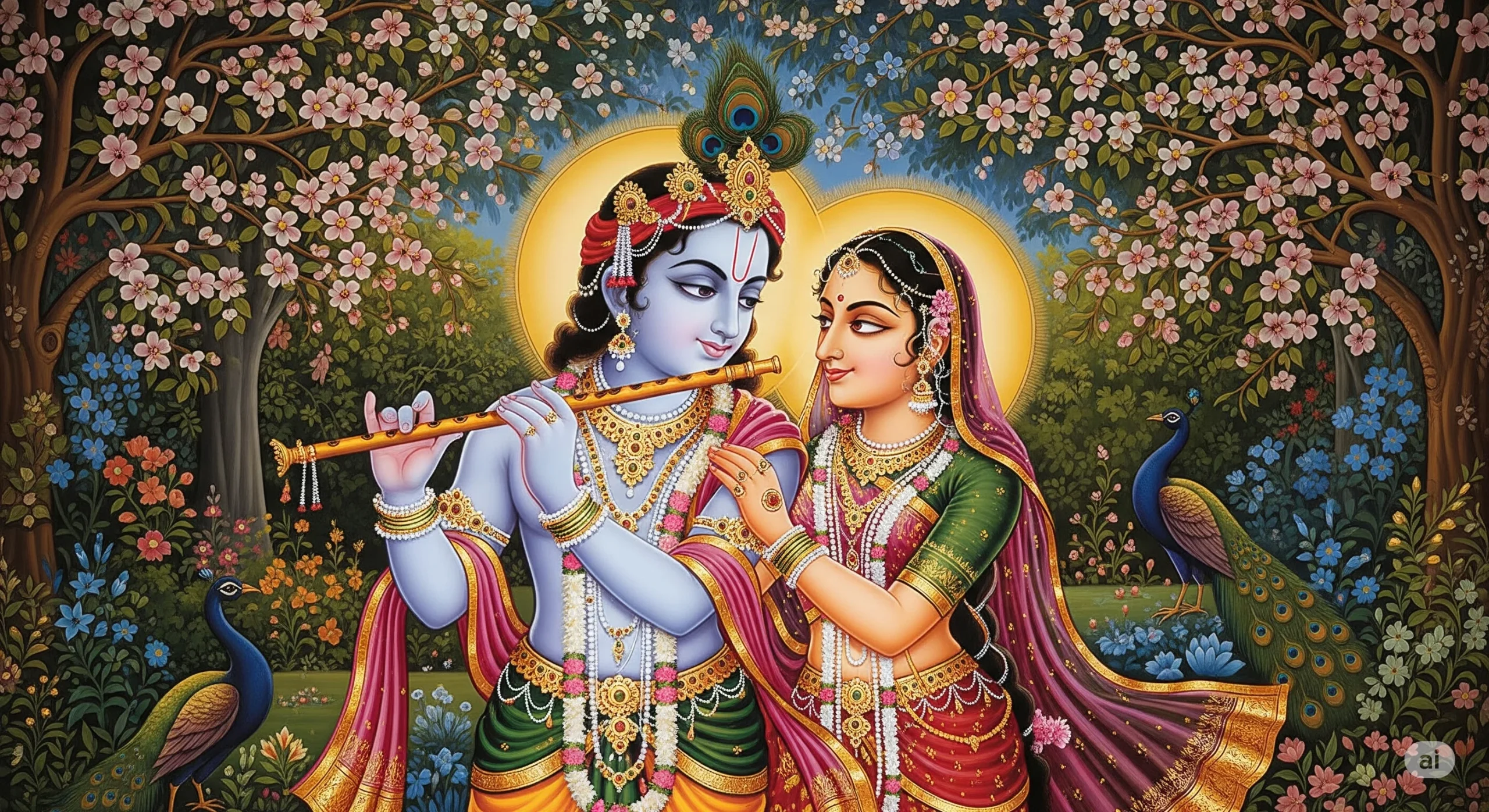 Radha-Krishna Painting