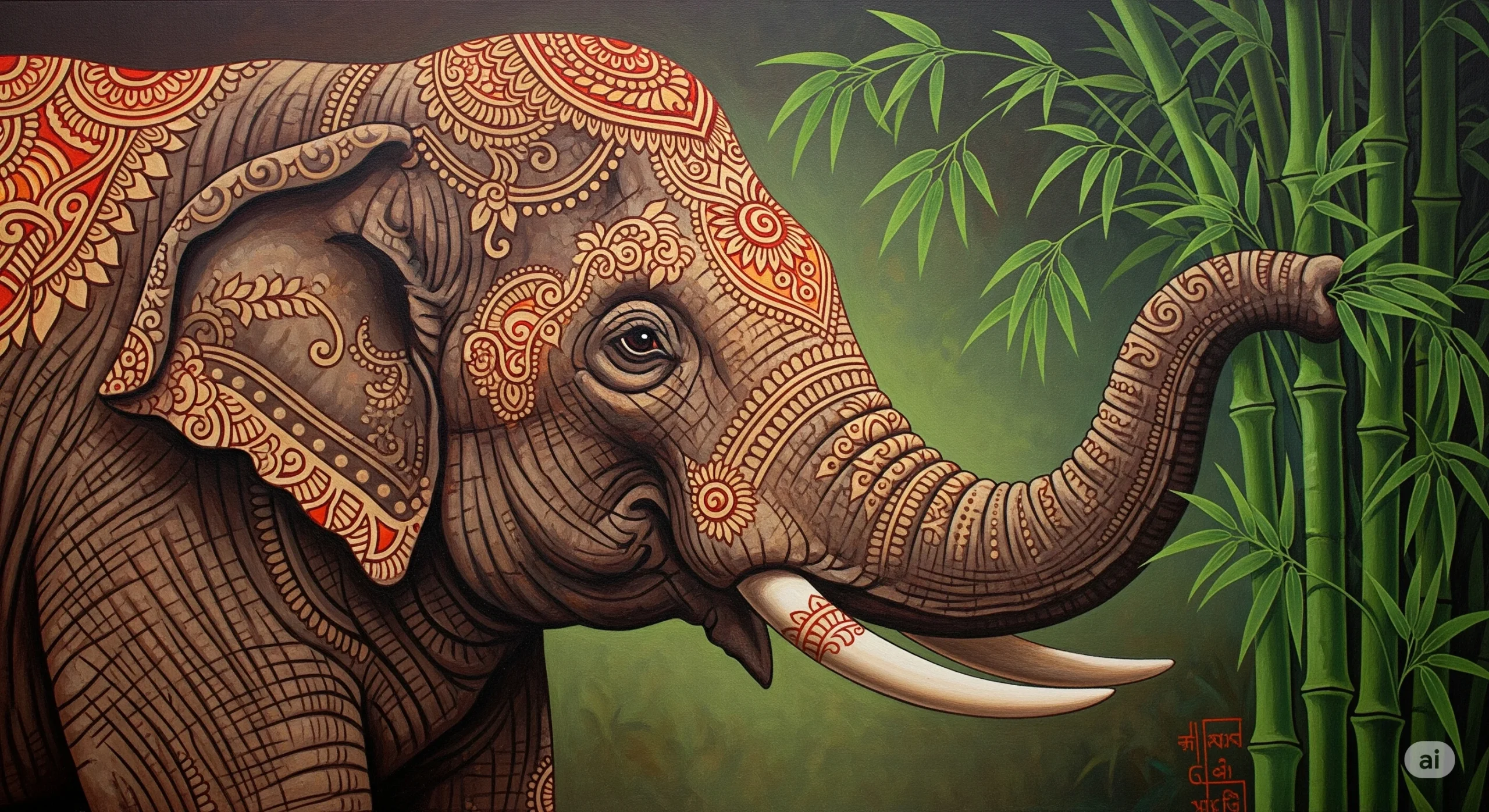 Elephant Painting