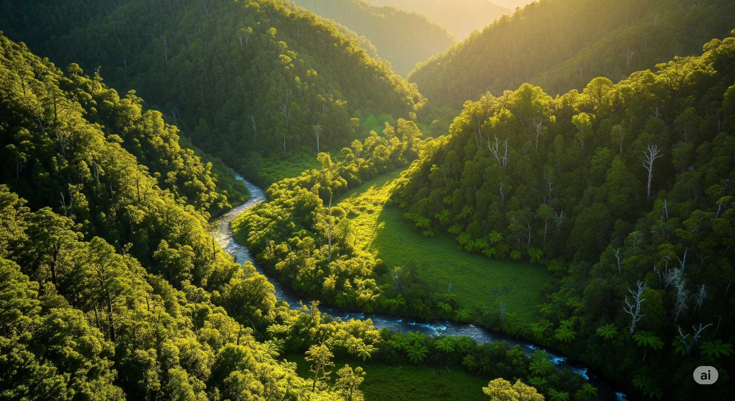 Green Landscape or Forest Scene