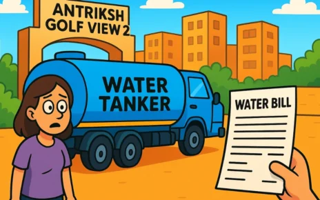 Antriksh Golf View 2 Residents Face Water Crisis in Noida Sector 78