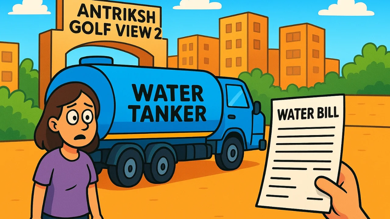 Antriksh Golf View 2 Residents Face Water Crisis in Noida Sector 78
