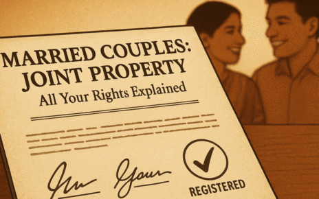 Joint Property Ownership Rules for Married Couples in India
