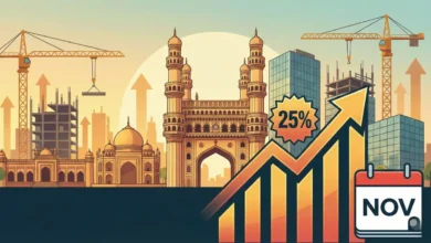 Hyderabad real estate records 25% rise in property registrations in November