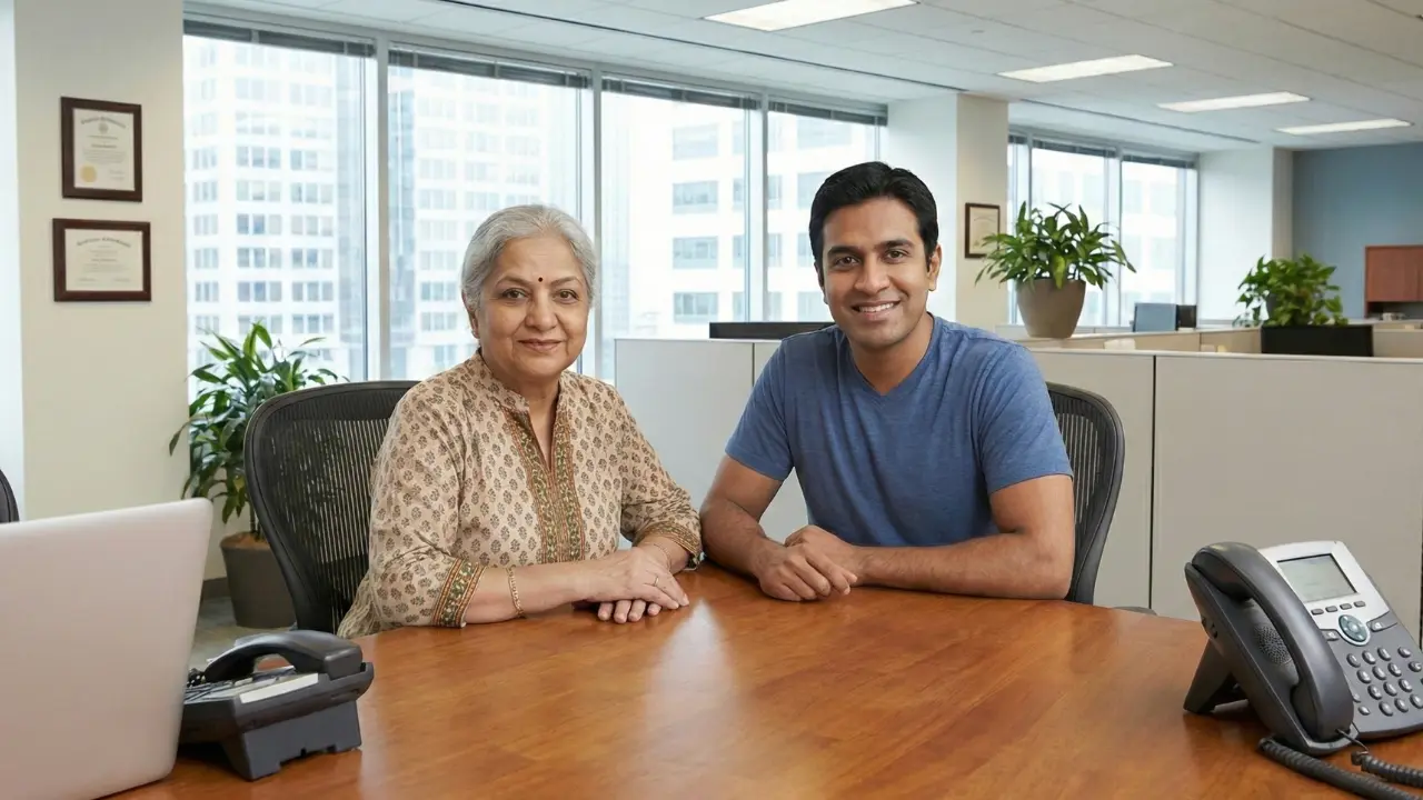 How can a US citizen transfer his mother's property in India to himself?