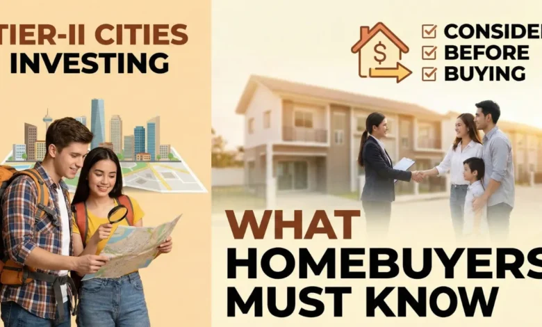 Homebuyers considering investment opportunities in Tier-II cities with modern housing and urban growth