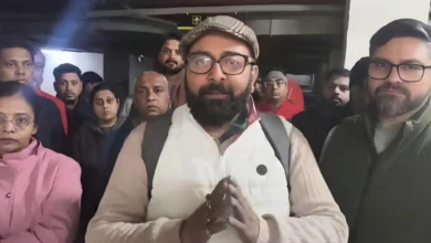 EROS Sampoornam residents protest over electricity failure in Greater Noida West