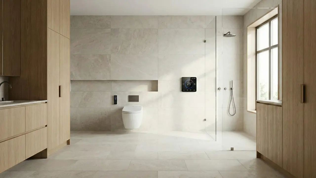Smart and sustainable bathroom design trend for 2026 with eco-friendly fixtures