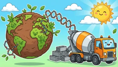 Polymers from Earth Can Make Cement More Climate-Friendly