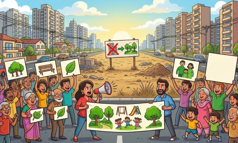 Residents Demand Park Between Noida Sectors 116 and 117