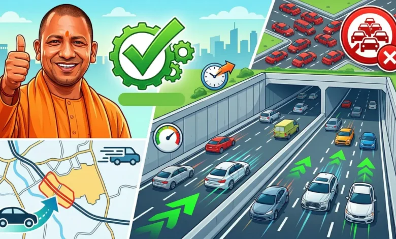 Yogi Govt Approves 710m Six-Lane Underpass on FNG Corridor to Ease Noida Traffic