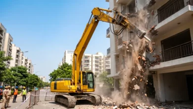 Gurgaon Demolition Drive Begins After HC Halts S+4 Policy, DLF-1 First Target