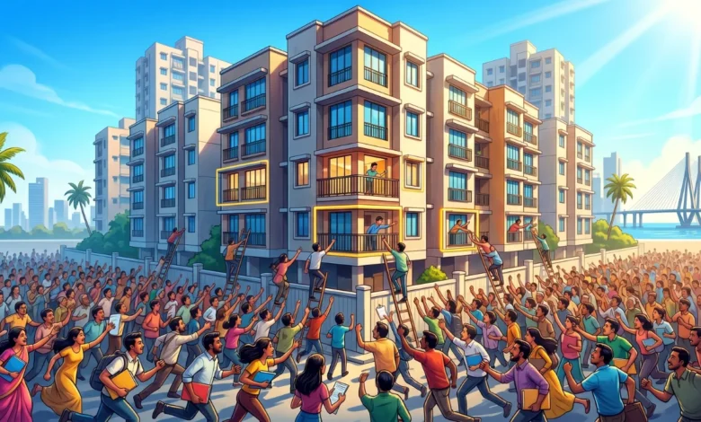 MHADA Lottery 2026: 30,000+ Apply for 2,640 Mumbai Homes