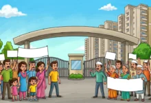 Homebuyers Protest at Mahagun Mywoods in Greater Noida West