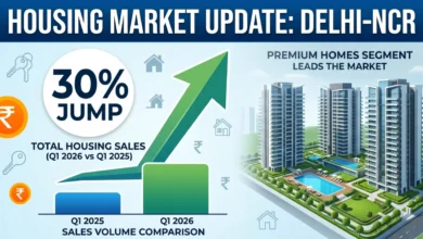 Delhi-NCR Housing Sales Jump 30% in Q1 2026, Premium Homes Lead Market Shift