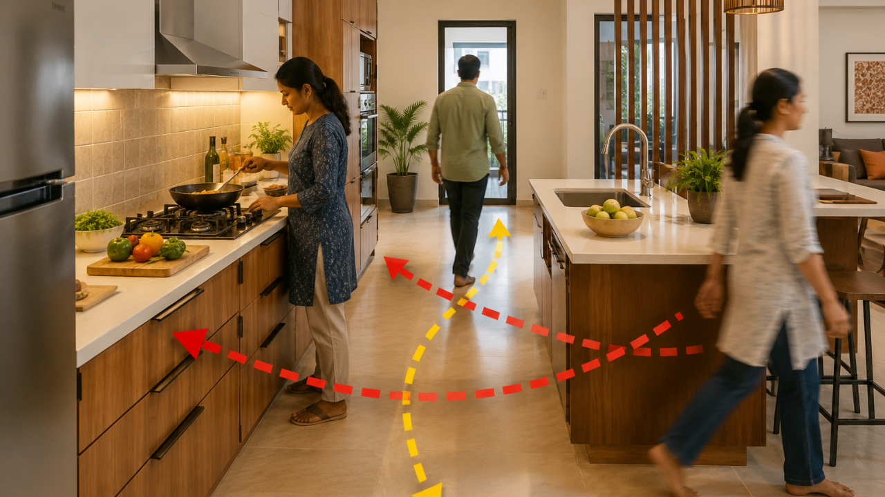 Allowing Walkways to Interfere with Cooking