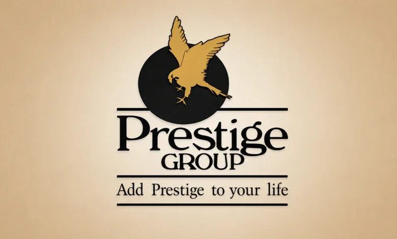 Prestige Group logo representing Prestige Estates as the company reports a 19% decline in Q1 profit and announces a new residential project in Thane.