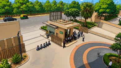Security Guards Protest at Mahagun Meadows
