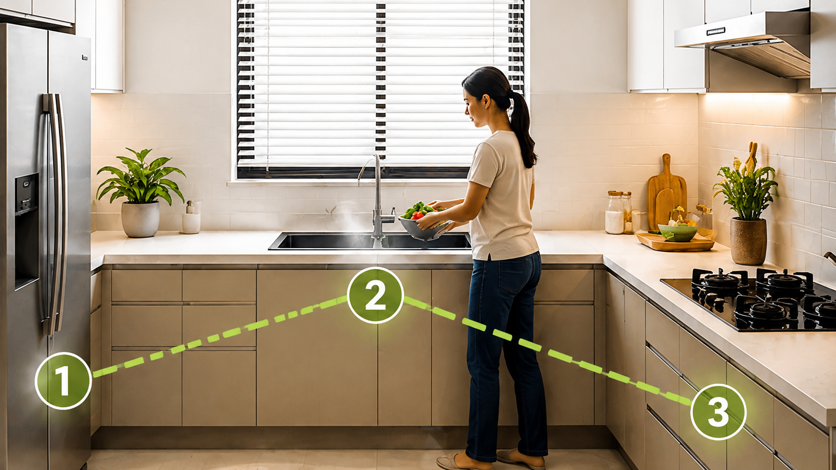 Separating Essential Work Areas Too Much