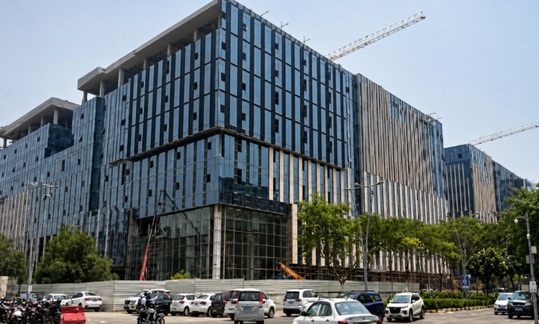Executive Centre India leases Worldmark, Worldmark 6 Delhi, Bharti Real Estate, Delhi Aerocity office lease, premium office space India, commercial real estate India, office leasing news, Executive Centre India