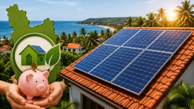 Rooftop solar panels on a home in Goa representing the Goa rooftop solar subsidy scheme offering up to 50% subsidy for solar installation.