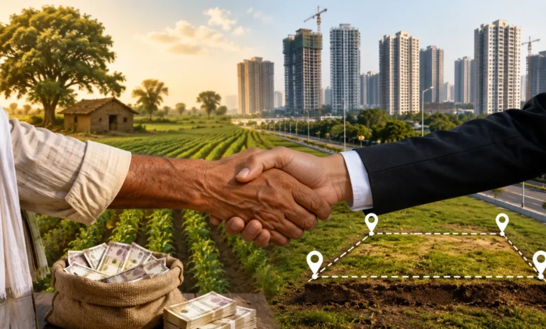 Greater Noida Authority increases land compensation for farmers to ₹6,415 per square metre, with a 6% abadi plot option.