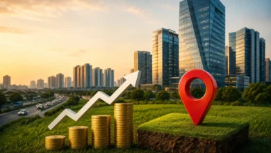 Raidurg Knowledge City in Hyderabad where land prices hit a record ₹269 crore per acre in a TGIIC e-auction.