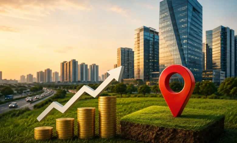 Raidurg Knowledge City in Hyderabad where land prices hit a record ₹269 crore per acre in a TGIIC e-auction.