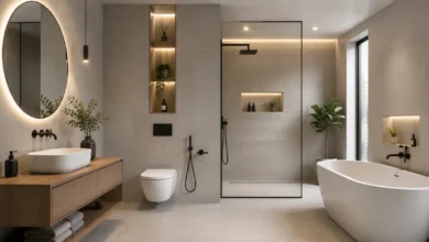 Top 10 minimalist bathroom designs for a modern home featuring clean lines, neutral colours, modern fixtures and clutter-free interiors.