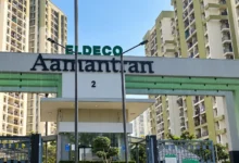 Residents Protest at Eldeco Aamantran