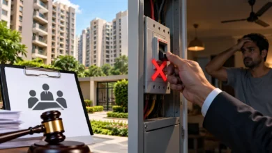 Apartment Owners Association can disconnect electricity over unpaid maintenance charges, highlighting a dispute over maintenance dues in a residential society.