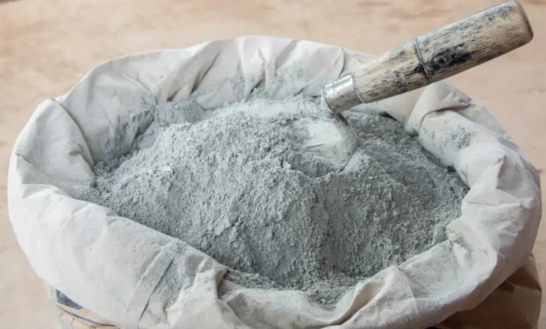 Cement prices in India showing the cost of cement bags used for residential and construction projects.