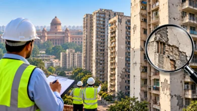 DDA orders a structural safety audit of older high-rise buildings in Delhi to assess building condition and identify potential safety risks.