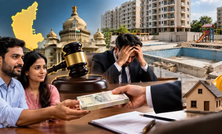 Karnataka RERA orders a builder to pay ₹10 lakh to homebuyers over missing amenities in a residential project.