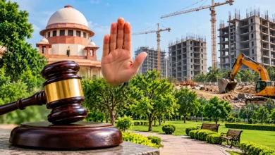 NGT directs Ludhiana authorities to stop further construction in designated green belts and parks, protecting these areas from unauthorized development.