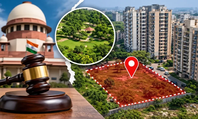 NGT questions GDA over a colony allegedly built on park land in Ghaziabad, highlighting concerns over land use and unauthorized development.