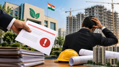 Noida Authority issues notices to 23 defaulting builders over 75% outstanding dues on stalled real estate projects.