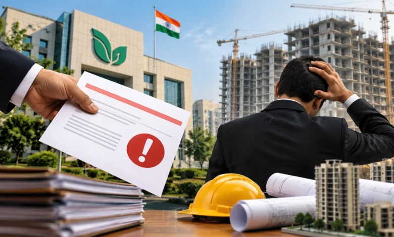 Noida Authority issues notices to 23 defaulting builders over 75% outstanding dues on stalled real estate projects.