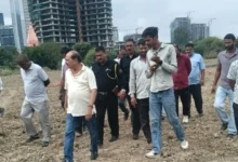Noida Authority clears encroachment from land in Sector 140A, Noida, as part of an action against unauthorized occupation.