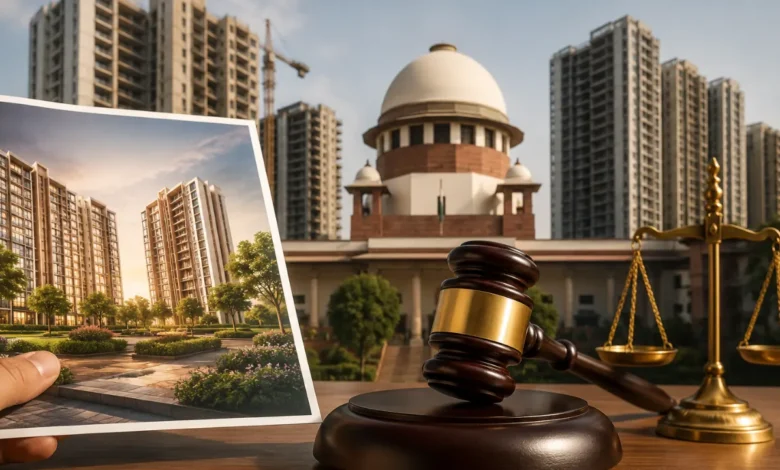 Supreme Court ruling on project brochures requiring real estate developers to deliver promised amenities and facilities to homebuyers.