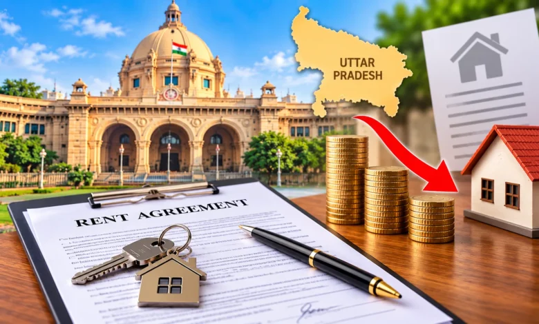 Uttar Pradesh government reduces rent agreement registration costs, offering relief to landlords and tenants registering rental agreements.