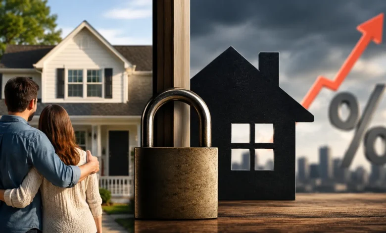 US mortgage rates with the 30-year fixed mortgage rate near 6.7%, affecting homebuyer affordability and monthly housing costs.