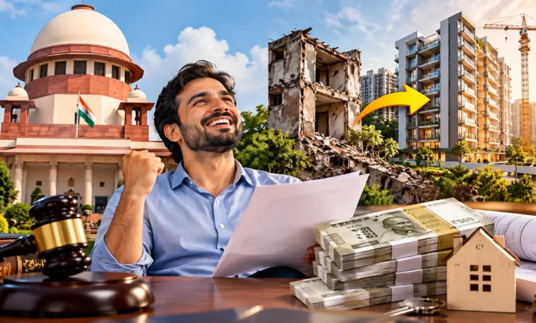 Delhi ITAT property redevelopment tax case