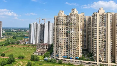 Mahagun Mantra 1 residential apartment project in Greater Noida West, featuring modern housing towers and residential amenities.